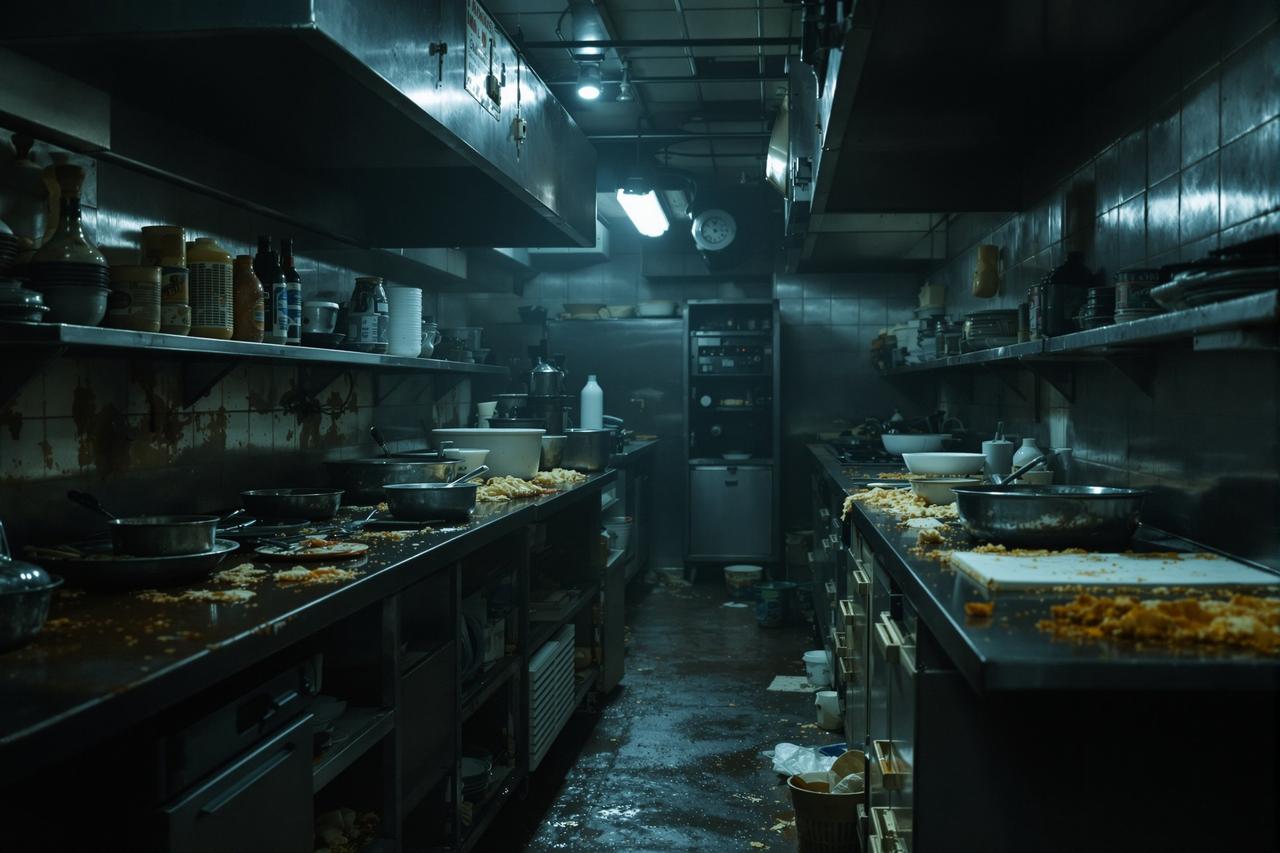 瓜网址热搜 - 某网红打卡地被曝食品安全问题，后厨蟑螂乱爬画面触目惊心